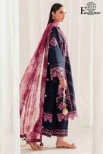 Jazmin-Timeless Embroidered Lawn Wedding Outfit Unstitched 3-Piece Suit D#511 - Image 4