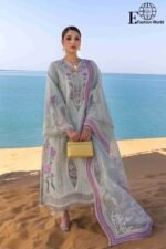 CRIMSON-Luxury Wedding Collection FWDHJJ/D#506 – Elegant Organza Embroidered 3-Piece Suit for Women | Premium Festive & Formal Wear