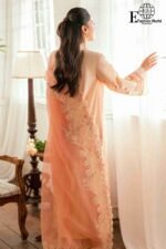 QALAMKAR Luxury Cambric Lawn Unstitched 3-Piece Lawn embroidered Suit D#503 - Image 5