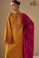 RAJBARI-Premium Embroidered Cambric Lawn Unstitched 3-Piece embroidered Suit D#539 - Image 2