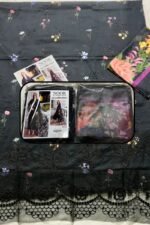 Noor By Sadia Asad - Chikankari Embroidered Digital Printed Lawn 3-Piece Unstitched Suit | Semi Formal Lawn | D-521 - Image 7