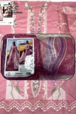 CRIMSON Luxury Wedding Formal Suit | Heavy Embroidered Organza Dupatta & Lawn Dress | Elegant Festive 3-Piece Outfit | FWDHJJ/D#506 - Image 6