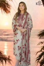 Aneelas - Embroidered Digital Printed Lawn | 3-Piece Unstitched Suit | DESIGNER LAWN | WPR-24-A