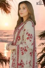 Aneelas - Embroidered Digital Printed Lawn | 3-Piece Unstitched Suit | DESIGNER LAWN | WPR-24-A - Image 3