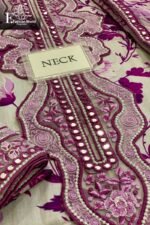 Aneela's - Embroidered Digital Printed Lawn | 3-Piece Unstitched Suit | Semi Formal Lawn | F-25 - Image 5