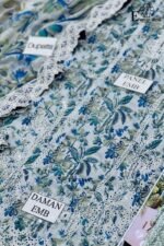 CRIMSON - Chikankari Sequenced Embroidered Lawn | 3-Piece Unstitched Suit | Semi Formal Lawn | ASP-24-06 - Image 5