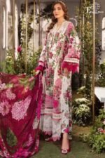Maria. B - Digital Embroidered Lawn | 3 - Piece Unstitched Suit | Designer Lawn Collection