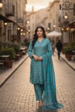 SAIRA & SAMINA – 3 PIECE ORGANZA SEQUINS EMBROIDEDER COLLECTION | 2026