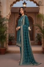 SS COLLECTION-Digital Printed Embroidered Lawn | 3-Piece Unstitched Suit | for Women - Image 2