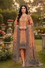 SS COLLECTION-Digital Printed Embroidered Lawn | 3-Piece Unstitched Suit | for Women