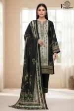 SS COLLECTION-Digital Printed Embroidered Lawn | 3-Piece Unstitched Suit | for Women