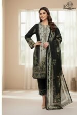 SS COLLECTION-Digital Printed Embroidered Lawn | 3-Piece Unstitched Suit | for Women - Image 2
