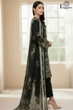 SS COLLECTION-Digital Printed Embroidered Lawn | 3-Piece Unstitched Suit | for Women - Image 3