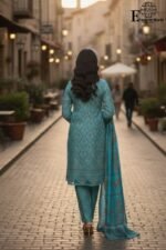 SAIRA & SAMINA – 3 PIECE ORGANZA SEQUINS EMBROIDEDER COLLECTION | 2026 - Image 3