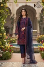 Fashion World- Wedding Embroidered Collection Unstitched 3 Piece Suit | D#25