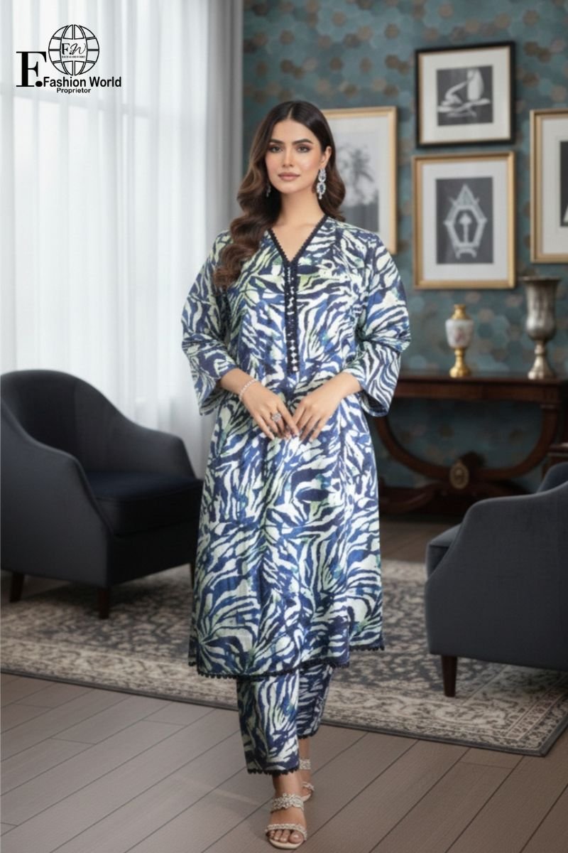 3(2) SAIRA & SAMINA – STITCHED 2 PIECE | ALL OVER DIGITALLY PRINTED SUIT | 2026 - Image 1