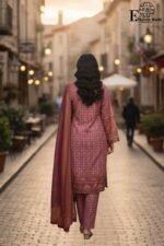 SAIRA & SAMINA – 3 PIECE ORGANZA SEQUINS EMBROIDEDER COLLECTION | 2026 - Image 3