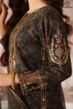 Mohagni-Embroidered Lawn Collection | Unstitched 3-Piece suit | Designer Lawn | BLS-57 - Image 2