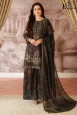 Mohagni-Embroidered Lawn Collection | Unstitched 3-Piece suit | Designer Lawn | BLS-57
