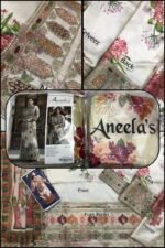 Aneela’s – Embroidered Digital Printed Lawn | 3-Piece Unstitched Suit | Designer lawn collection | WPR-23-A - Image 5