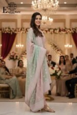 MALIKA – Heavy Embroiderd Luxury Lawn | Unstitched 3Piece Collection D#SB-479 - Image 2