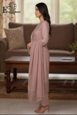 Zarpari-Full Heavy Sequins Embroidered Luxury Unstitched 3Piece Collection D#- 630 - Image 2