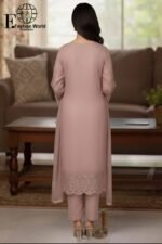 Zarpari-Full Heavy Sequins Embroidered Luxury Unstitched 3Piece Collection D#- 630 - Image 4